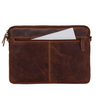 Leather Laptop Sleeve - MacBook Pro/Air 13 / 15 / 16 inch sleeve with Strap - Sandal - Greenwood Leather