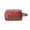 Leather Toiletry Bag Rosewood - Geelong - Leather Greenwood Bag | The Greenwood Leather Online Shop Australia