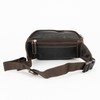 Leather Bum Bag Dark Brown Echuca - Leather Greenwood Bag | The Greenwood Leather Online Shop Australia