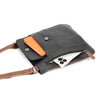 Ladies Cross Body Leather Bag Prelude - Black - Leather Greenwood Bag | The Greenwood Leather Online Shop Australia
