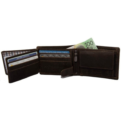 Leather Wallet Judd - Brown - Leather Greenwood Bag | The Greenwood Leather Online Shop Australia