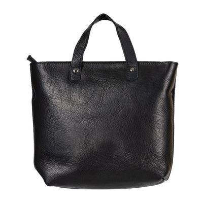 Leather Tote Bag Medium Bunbury - Black - Greenwood Leather