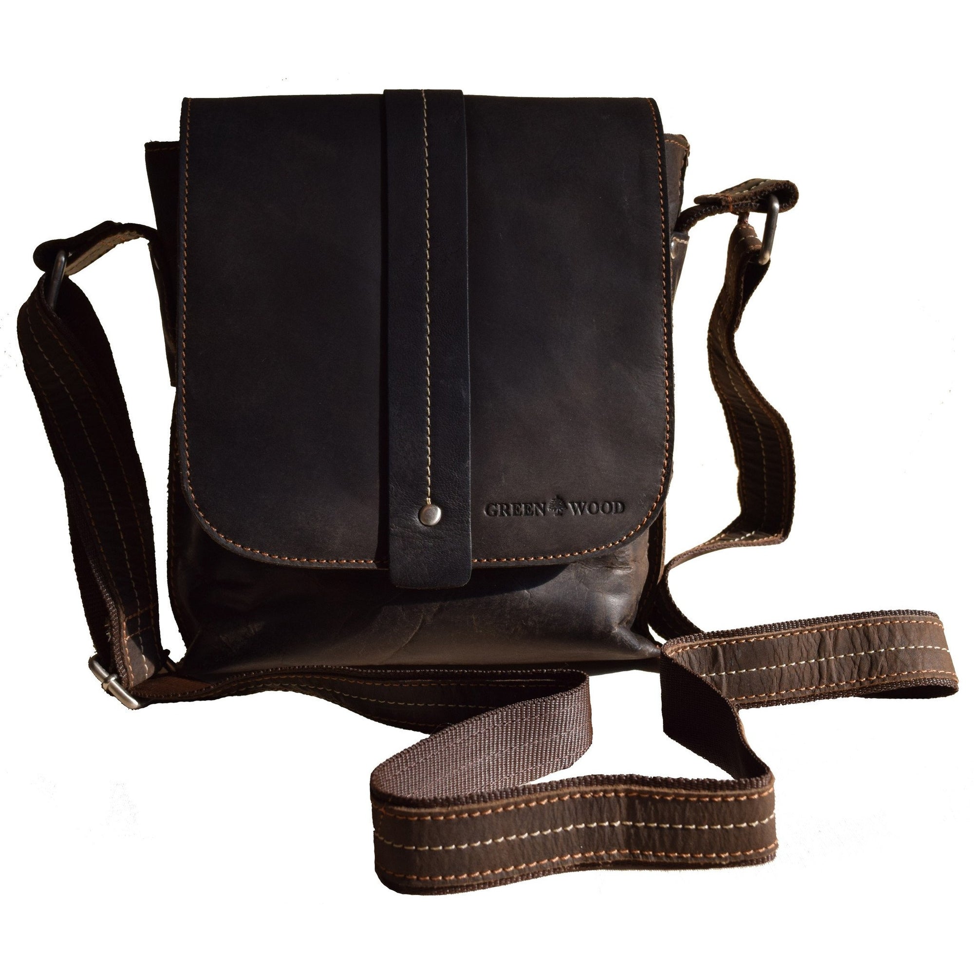 Mini Messenger Henrik - Brown - Unisex - Leather Greenwood Bag | The Greenwood Leather Online Shop Australia