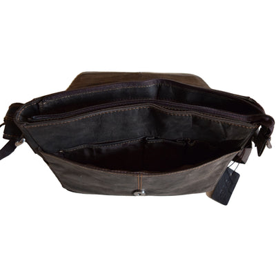 Smart Messenger Steven - Brown - Leather Greenwood Bag | The Greenwood Leather Online Shop Australia