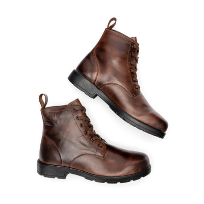 Men's Lace Up Boot- Clyde - Leather Greenwood Bag | The Greenwood Leather Online Shop Australia