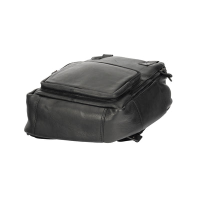 Leather Backpack Mackay - Black - Leather Greenwood Bag | The Greenwood Leather Online Shop Australia