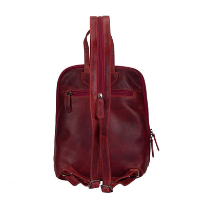 Leather Women's Backpack Claire - Rosewood - Leather Greenwood Bag | The Greenwood Leather Online Shop Australia