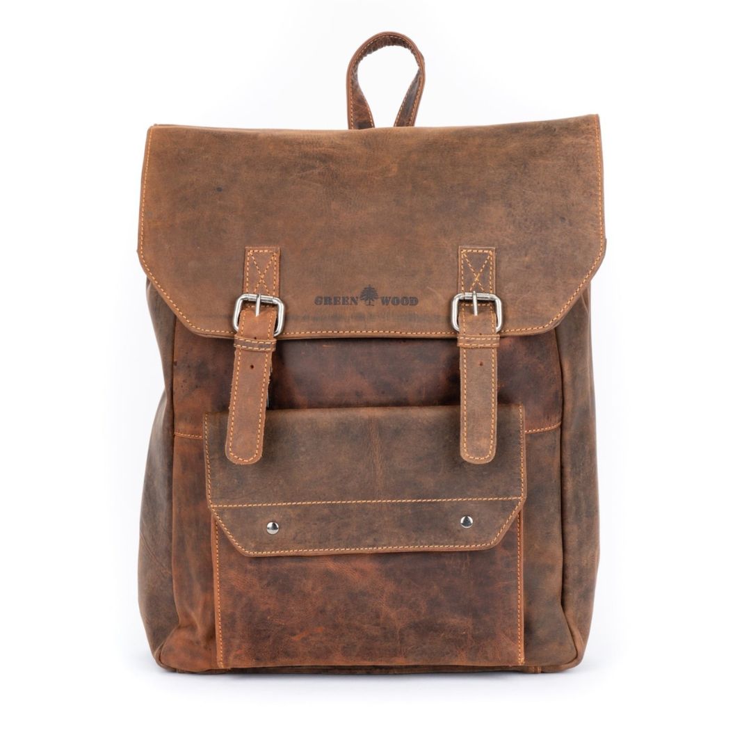 Leather Backpack Austin - Sandal - Leather Greenwood Bag | The Greenwood Leather Online Shop Australia