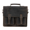 JOSH 15,6" LAPTOP BAG/BRIEFCASE - BROWN - Leather Greenwood Bag | The Greenwood Leather Online Shop Australia