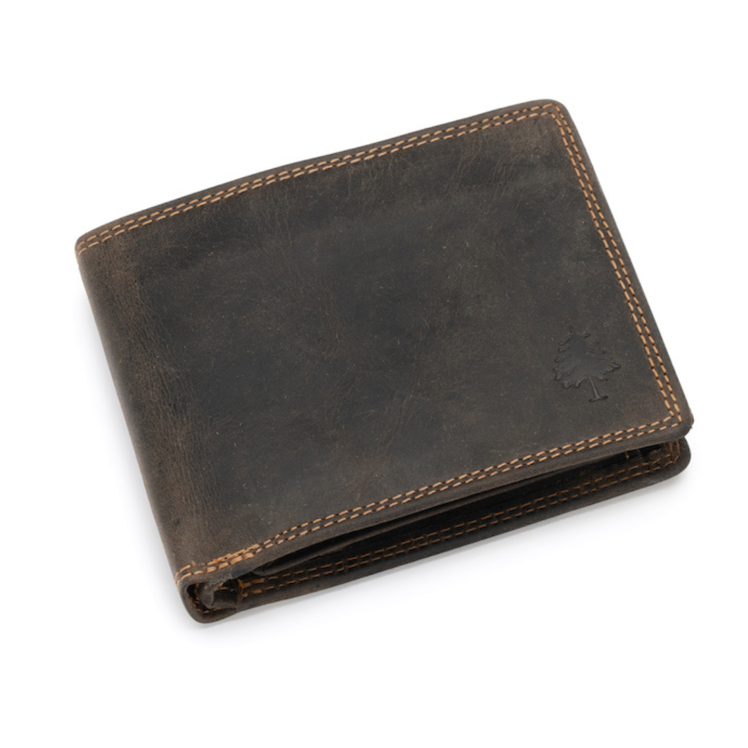 Leather Wallet George - Brown - Leather Greenwood Bag | The Greenwood Leather Online Shop Australia