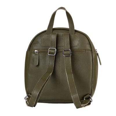 Essential Backpack Chloe - Greenwood Leather | Olive Green