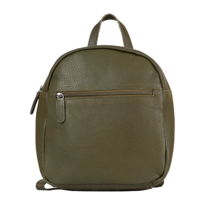 Essential Backpack Chloe - Greenwood Leather | Olive Green