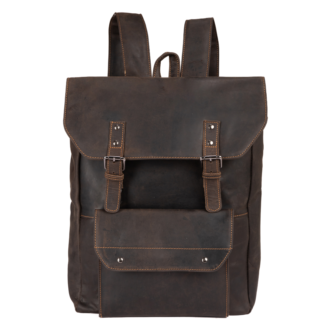 Leather Backpack Austin - Brown - Leather Greenwood Bag | The Greenwood Leather Online Shop Australia