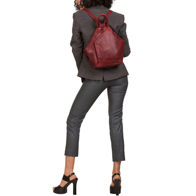 Leather Backpack, Leather Rucksack Bag, Leather bag - Zoe - Greenwood Leather
