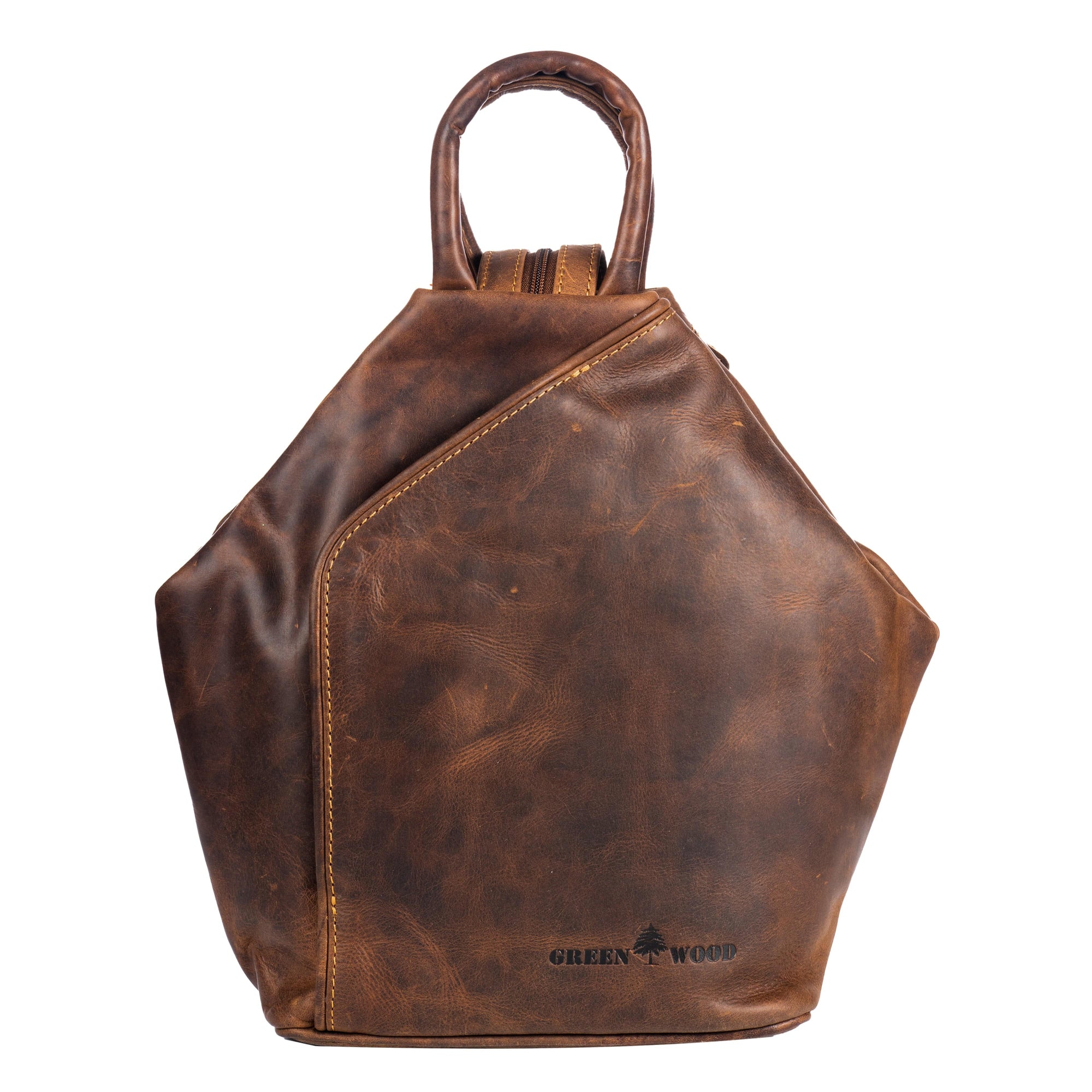 Leather Backpack, Leather Rucksack Bag, Leather bag - Zoe