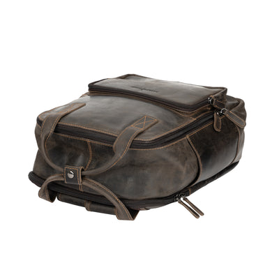 Leather Backpack Mackay - Black - Leather Greenwood Bag | The Greenwood Leather Online Shop Australia