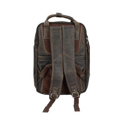 Leather Backpack Mackay - Black - Leather Greenwood Bag | The Greenwood Leather Online Shop Australia