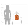 Leather Women's Backpack Claire - Camel - Greenwood Leather
