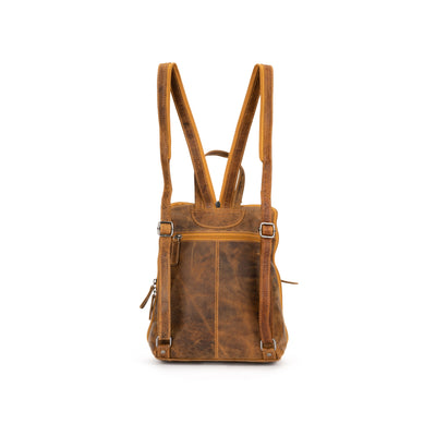 Leather Women's Backpack Claire - Camel - Leather Greenwood Bag | The Greenwood Leather Online Shop Australia