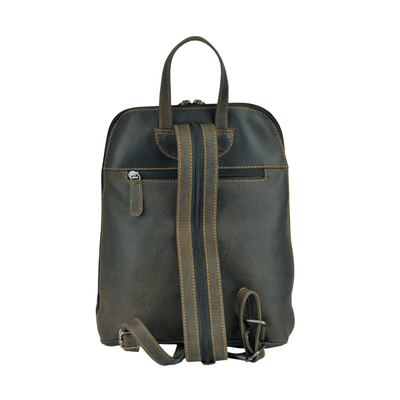 Leather Womens Backpack Sunbury - Brown - Greenwood Leather