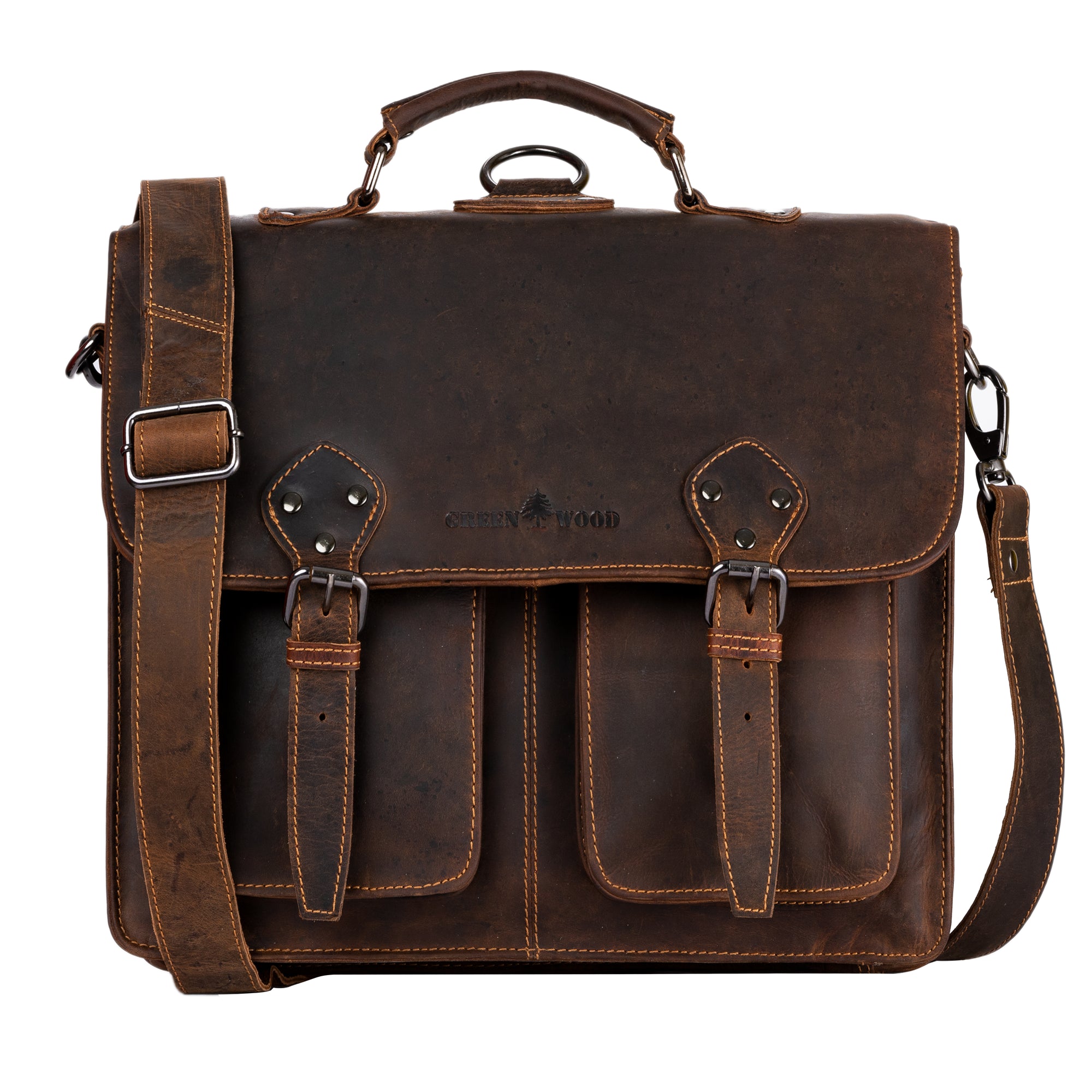 DUO CONVERTIBLE BACKPACK BRIEFCASE - NEWCASTLE - Leather Greenwood Bag | The Greenwood Leather Online Shop Australia