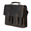 JOSH 15,6" LAPTOP BAG/BRIEFCASE - BROWN - Leather Greenwood Bag | The Greenwood Leather Online Shop Australia