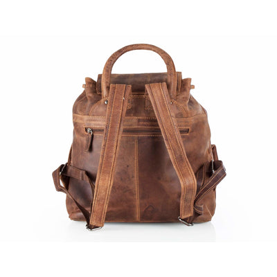 Drawstring Backpack Sandy - Sandal - Unisex - Greenwood Leather