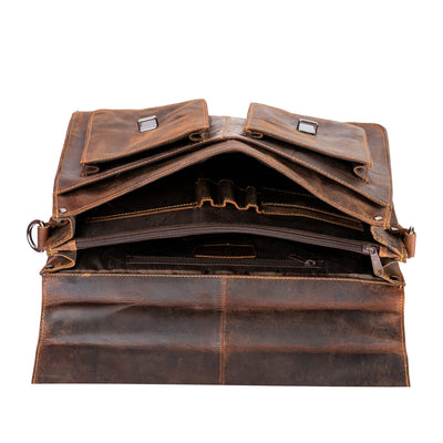 DUO CONVERTIBLE BACKPACK BRIEFCASE - NEWCASTLE - Greenwood Leather