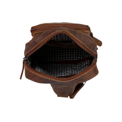 Greenwood Leather Crossbody Bag Sandel - Hamilton - Greenwood Leather
