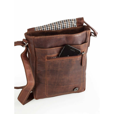 Greenwood Leather GW834 Shoulder Bag Sandel - Hobart - Greenwood Leather