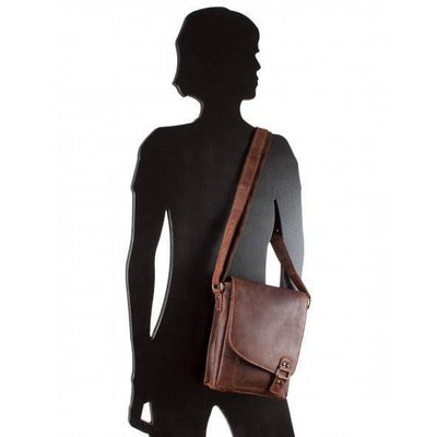 Greenwood Leather GW834 Shoulder Bag Sandel - Hobart - Greenwood Leather