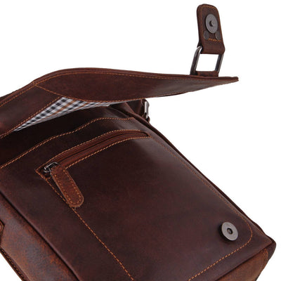 Greenwood Leather GW834 Shoulder Bag Sandel - Hobart - Greenwood Leather