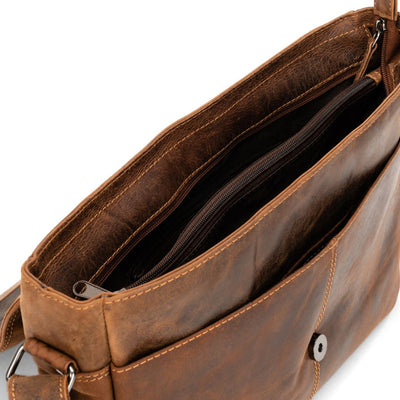 Greenwood Leather Smart Messenger Steven 13" - Sandal - Greenwood Leather