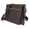 Leather Laptop Bag - Berlin Brown - Greenwood Leather