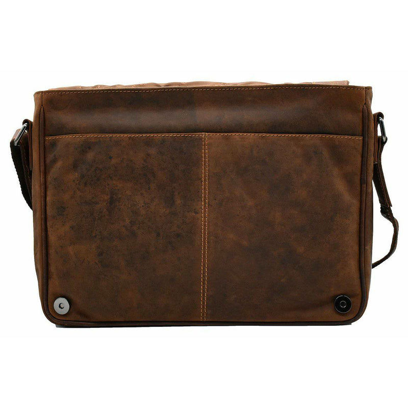 Leather Laptop Bag - Berlin Sandel - Greenwood Leather