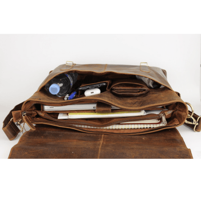 Leather Laptop Bag - Portland - Greenwood Leather
