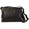 Leather Shoulder Laptop Bag Brown Gent - Greenwood Leather