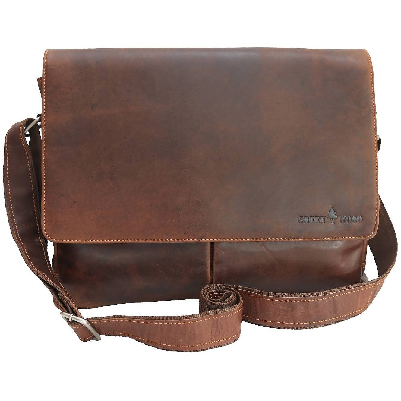 Leather Shoulder Laptop Bag Sandal Gent