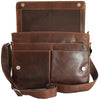 Leather Shoulder Laptop Bag Sandal Gent - Greenwood Leather