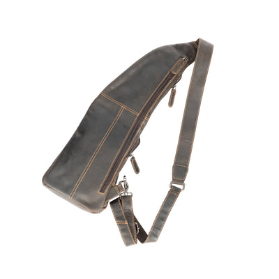 Leather Crossbody Bag Sandel - Harley - Greenwood Leather