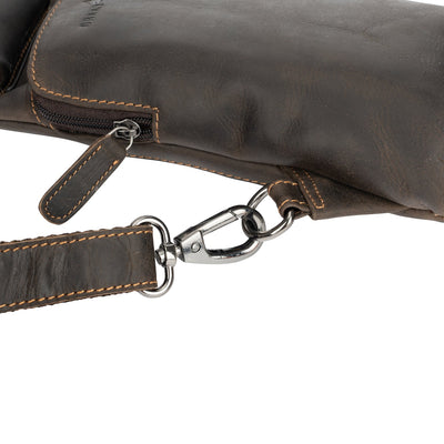 Leather Crossbody Bag Sandel - Harley - Greenwood Leather