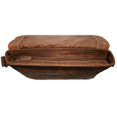 Leather Laptop Bag Berlin - Sandel - Greenwood Leather