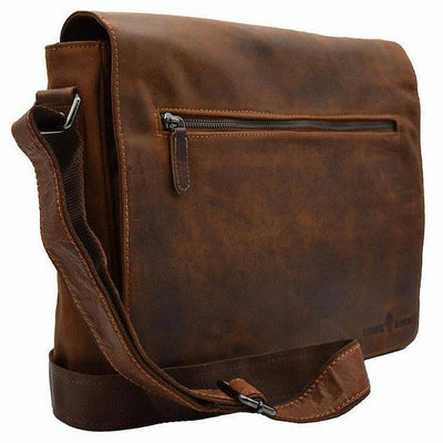 Leather Laptop Bag Berlin - Sandel - Greenwood Leather