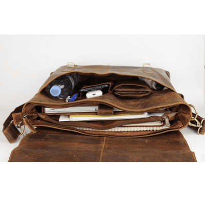 Leather Laptop Bag Portland - Greenwood Leather