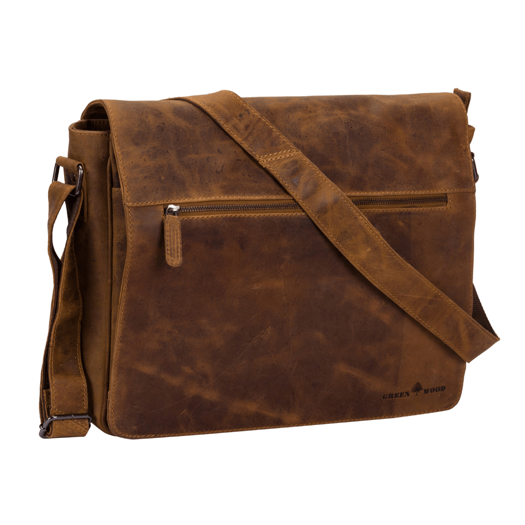 Leather Laptop Bag Richard - Greenwood Leather - Greenwood Leather