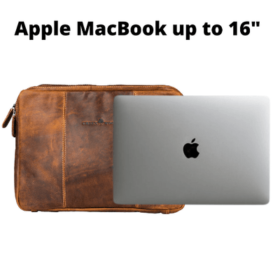 Leather Laptop Cases - MacBook Pro/Air 13 / 15 / 16 inch sleeve - Greenwood Leather