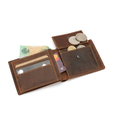 Leather Men Wallet - Sandal - Greenwood Leather
