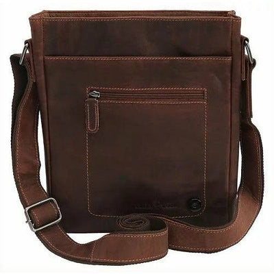 Leather Shoulder Bag - Torquay - Greenwood Leather