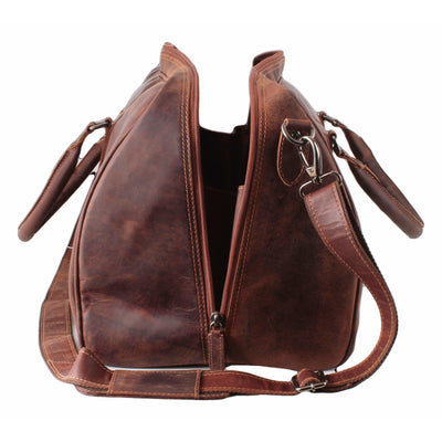 Leather Overnight Travel Bag Wilson - Sandal - Greenwood Leather