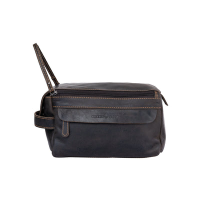 Leather Travel Wash Bag Darwin Sandal - Greenwood Leather